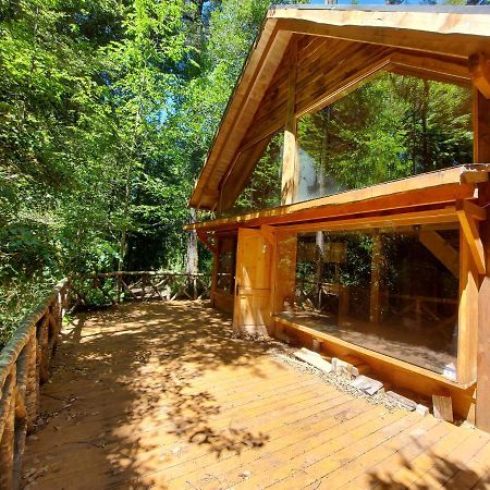 Вилла Chalet Vivir El Bosque Huilo Huilo Экстерьер фото